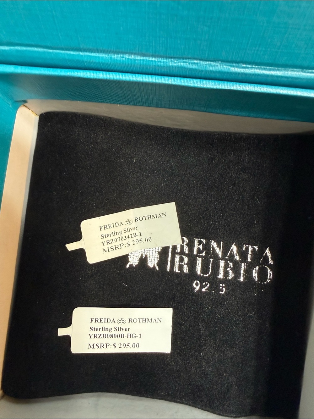 Renata Rubio Sterling Silver Set Of 2 Bracelets NWT NIB - Picture 6 of 8